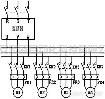 變頻器一拖多分時啟動 變頻器一拖多分時啟動